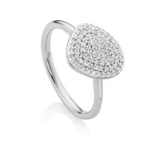 Monica Vinader Nura Pebble Stacking Ring